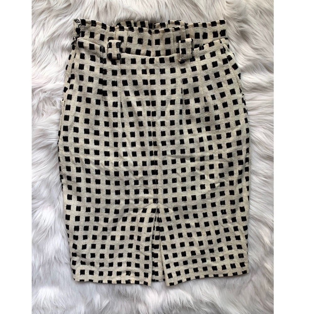 Eva Franco Cream and Black Skirt - Picture 2 of 2